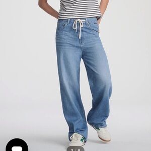 NWT Mali Nella Wide Leg Jeans High Rise | Light Blue Well Blue